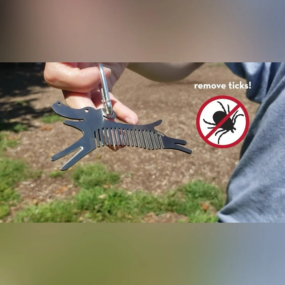 KIKKERLAND 🐾 KOBE Tick Comb